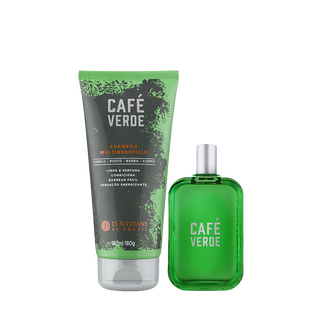 Duo Shampoo Multibeneficio e Colônia Café Verde